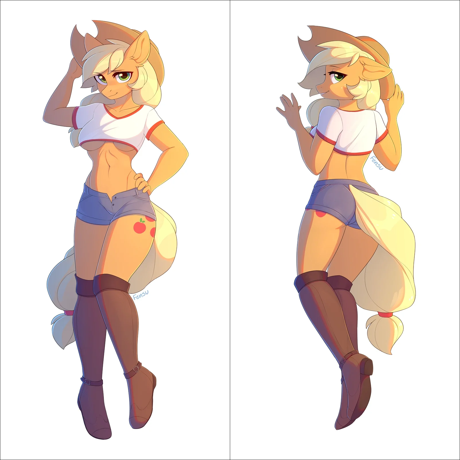 Anthro Applejack by Fensu - Inflatable body pillow - Image 5