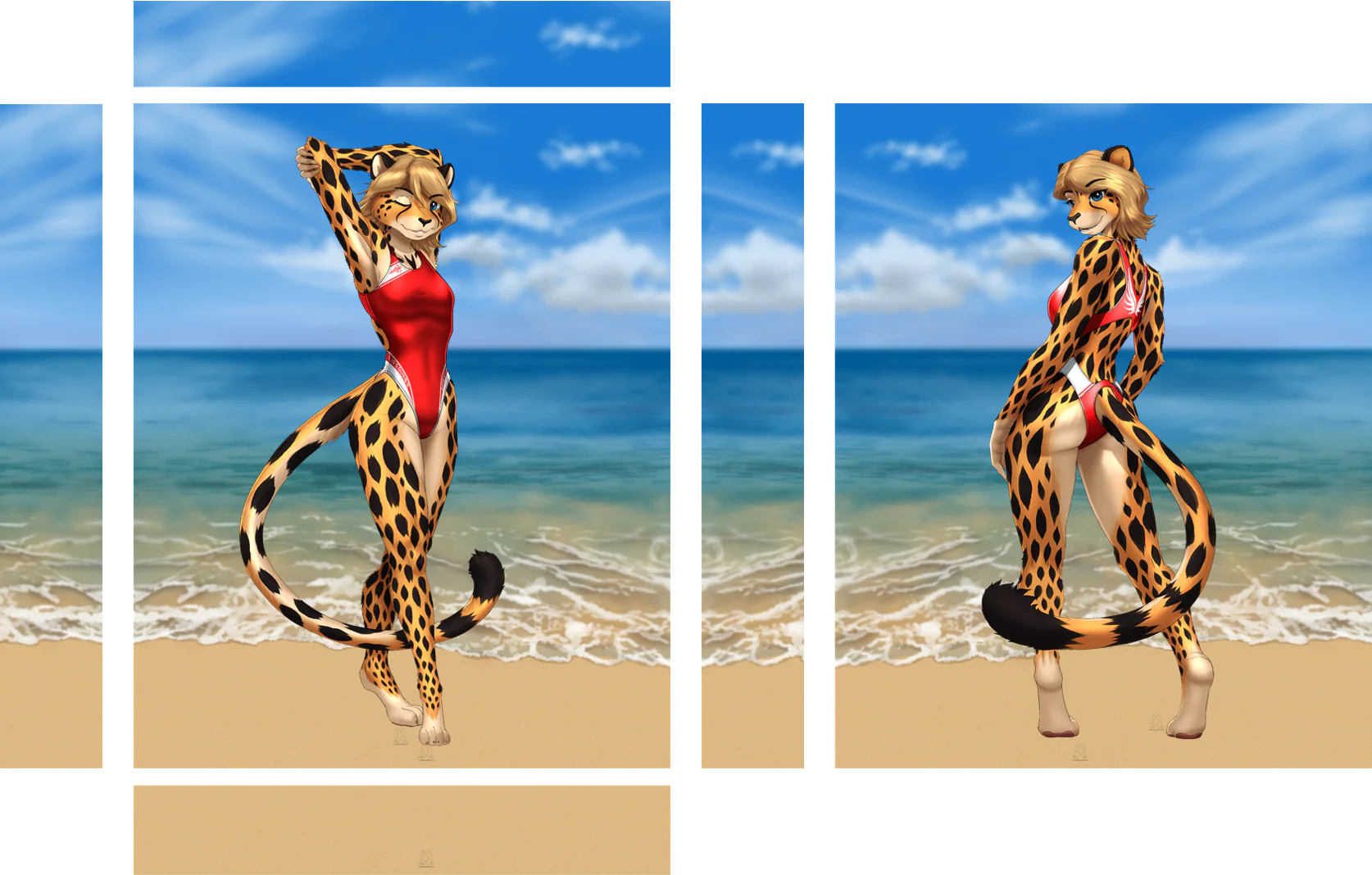 Inflatable mattress - Apricot by Myke Greywolf - Image 3